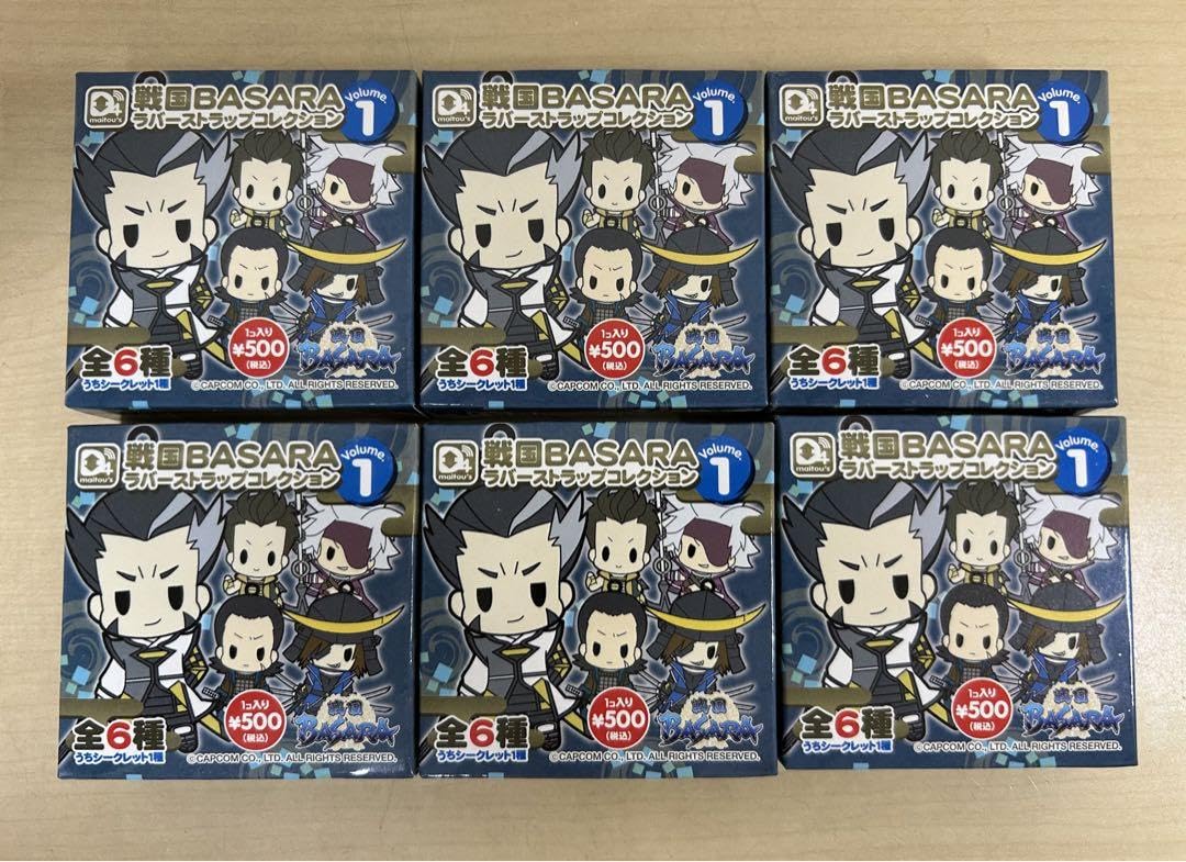 Amazon.co.jp: 戦国BASARA ラバーストラップコレクション vol.1 6個