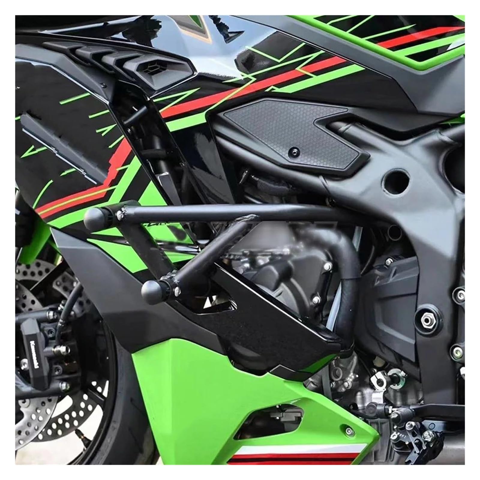 Amazon | バイク用 エンジンガード NINJA用 ZX-4R ZX-4RR ZX4R ZX4RR