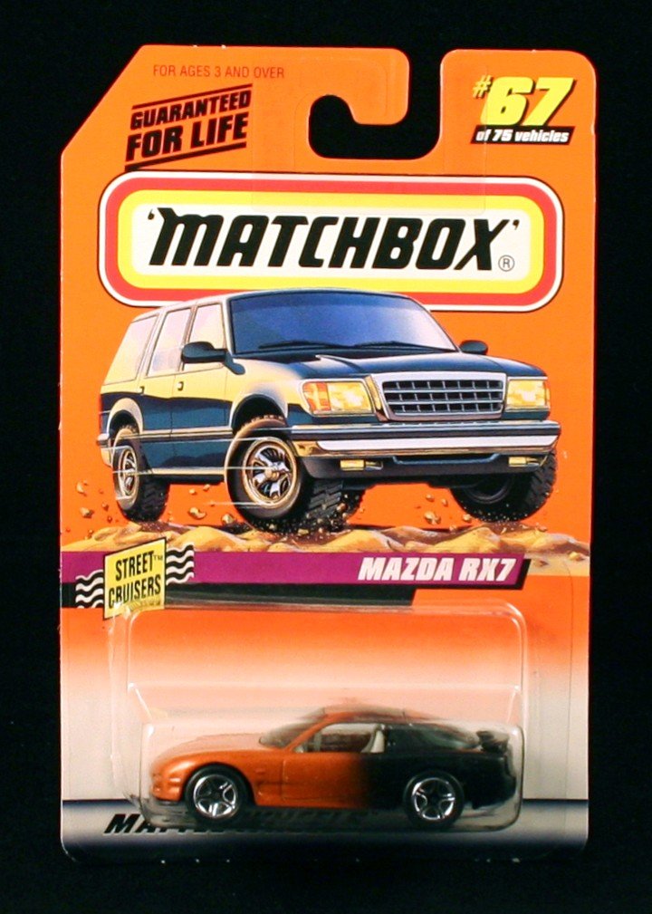 Amazon.com: MAZDA RX7 ORANGE/BLACK Street Cruisers Series 10