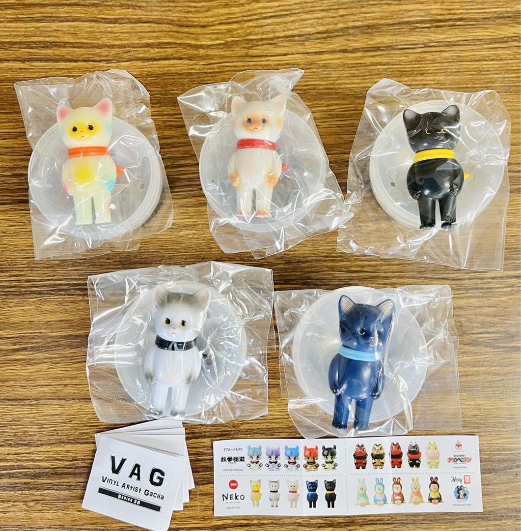 Amazon.co.jp: VAG 38 NEKO コジカトイズ ガチャ ソフビ フィギュア 全