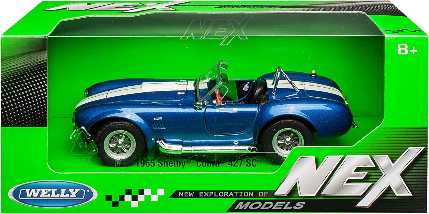 Amazon | WELLY 1/24 フォード 1965 シェルビー コブラ 427 SC ブルー