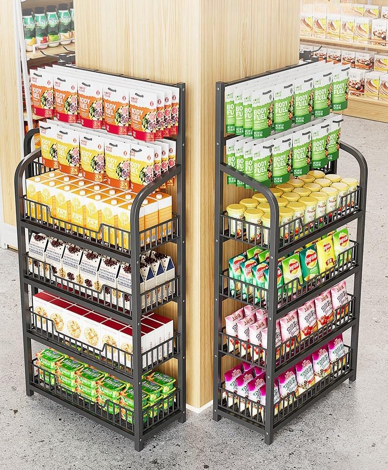 Amazon｜Cool Well 陳列棚 スーパーの棚 スーパーマーケットの陳列棚