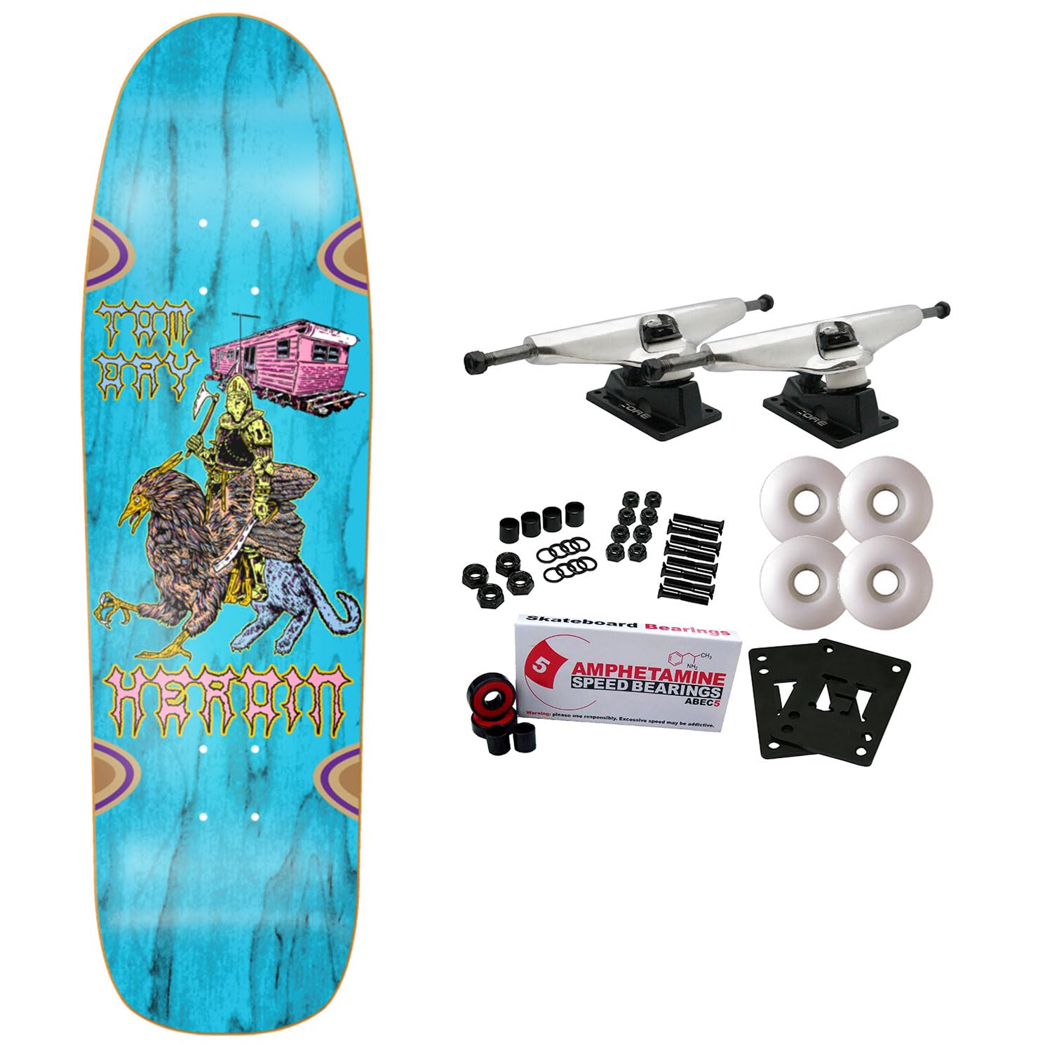 Amazon | Heroin スケートボード コンプリート Tom Day Die Tonight