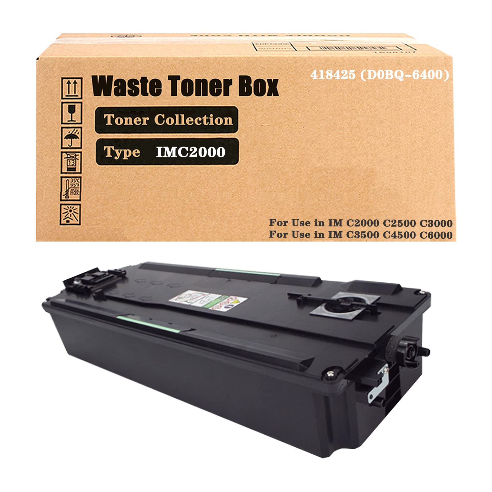 Amazon.co.jp: 418425 D0BQ6400 廃トナーボトル Ricoh IM C2000 C2500