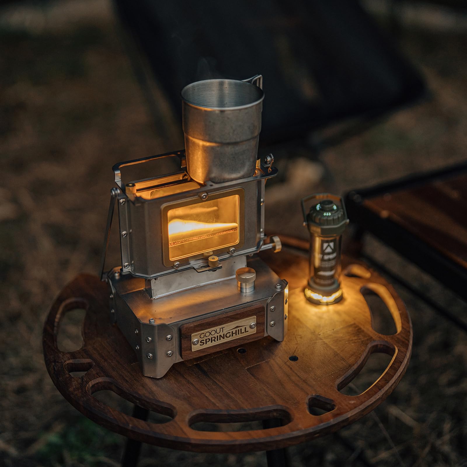 Amazon | Springhill アイロンストーブ オイルランタン キャンプ