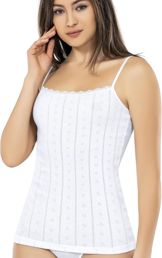 VAVONNE Camisole for Women, All Cotton, Airy Soft Comfy Tank Tops