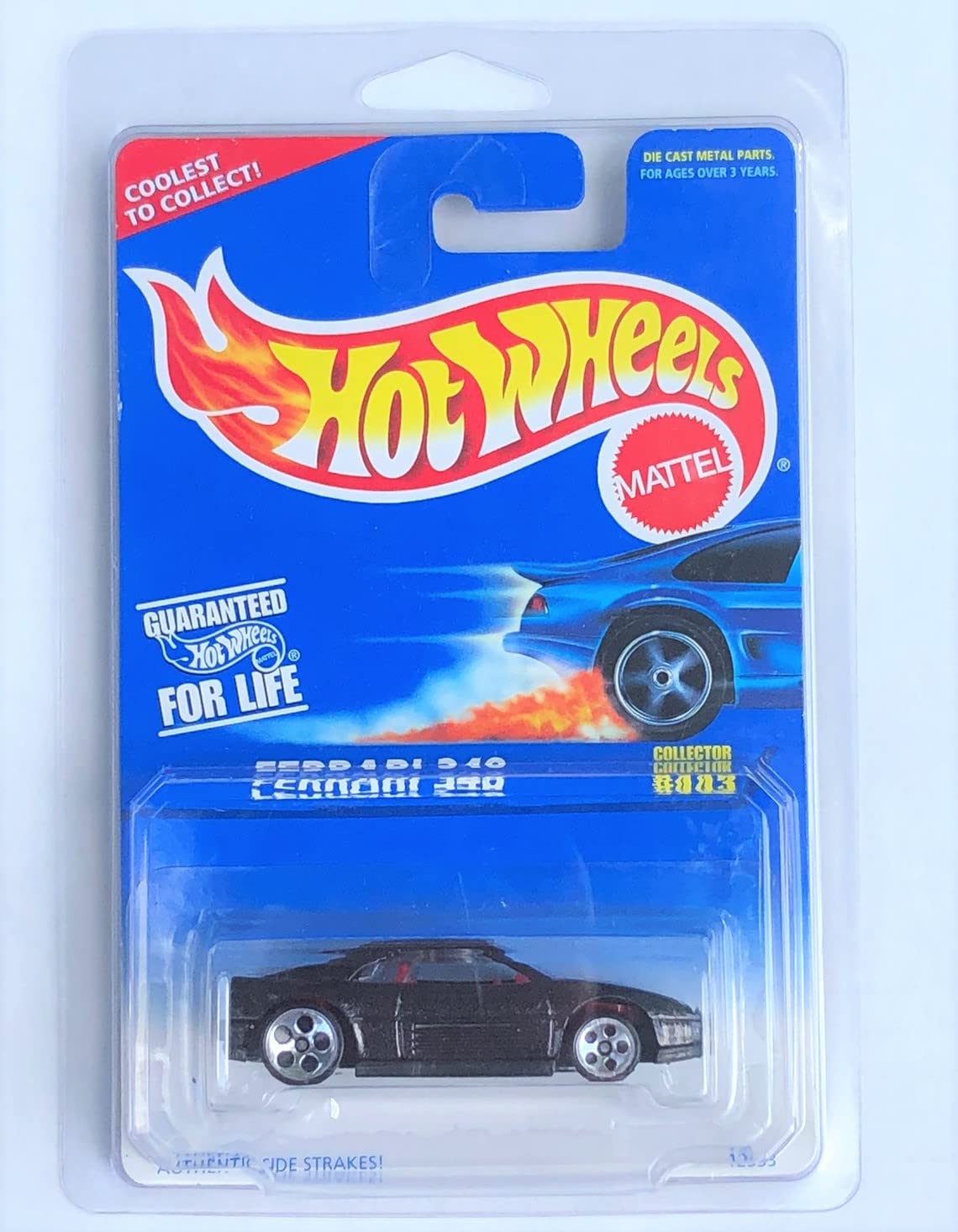 Amazon.com: Hot Wheels Black Ferrari 348 Collector #443 Coolest to