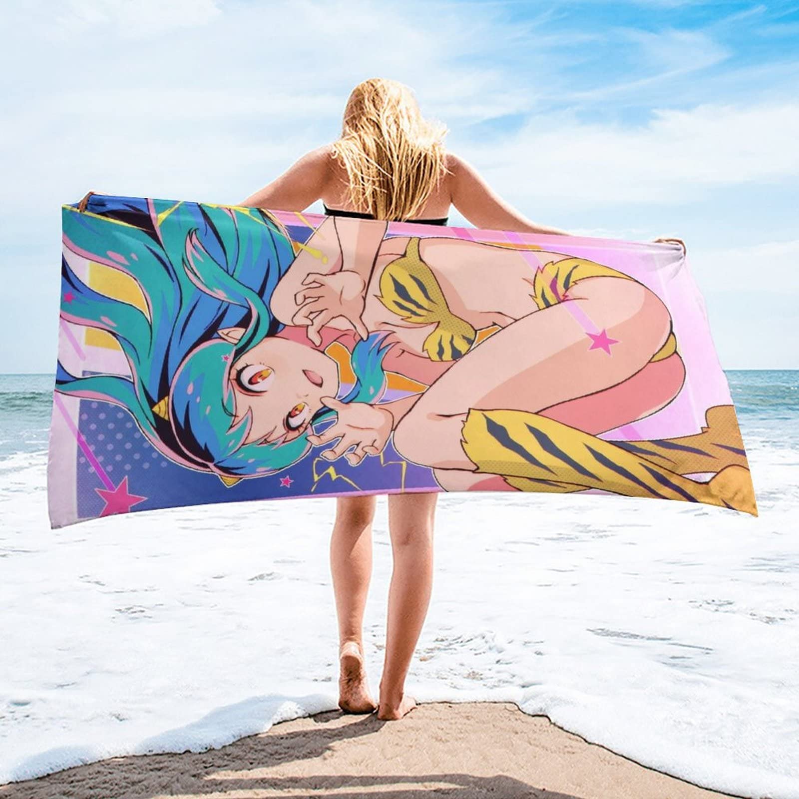 Amazon.co.jp: うる星やつら バスタオル 大判超柔タオル アニメの