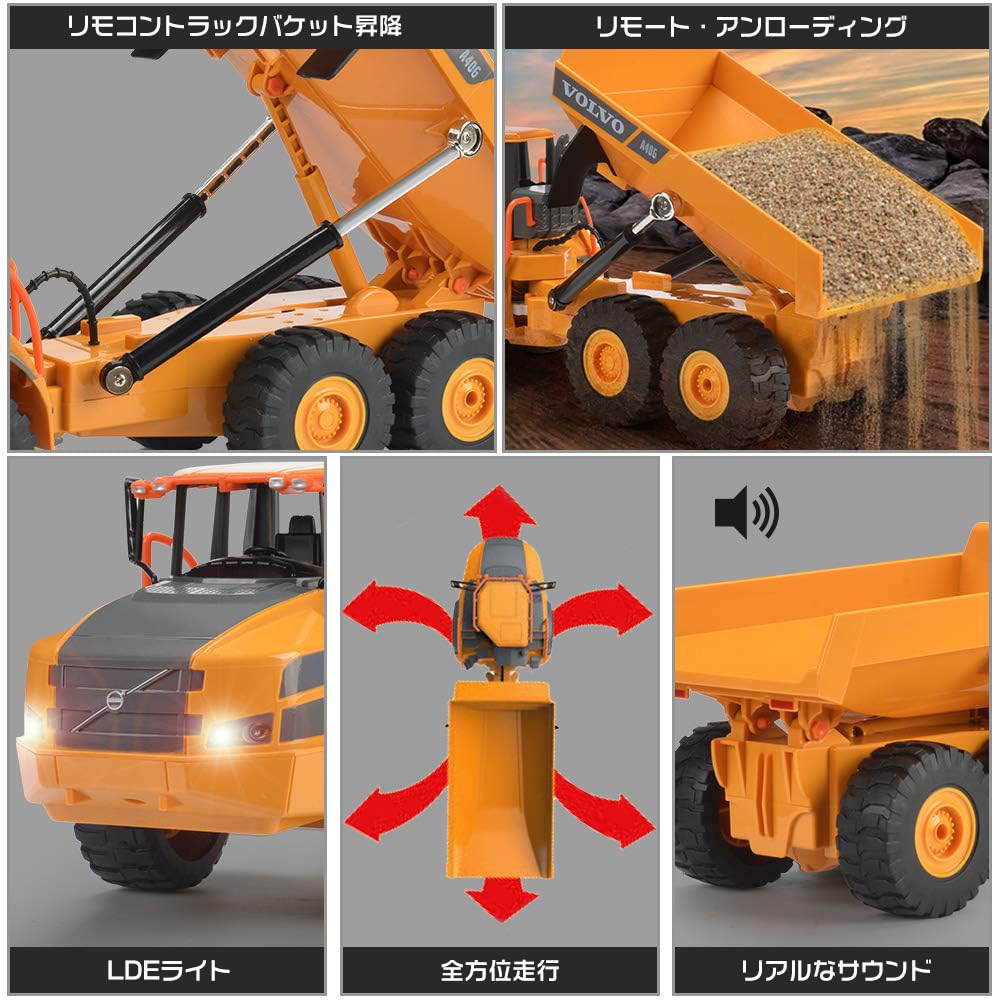 Amazon.co.jp: ダンプカーラジコン RC1/26 2.4Ghz トラックラジコン