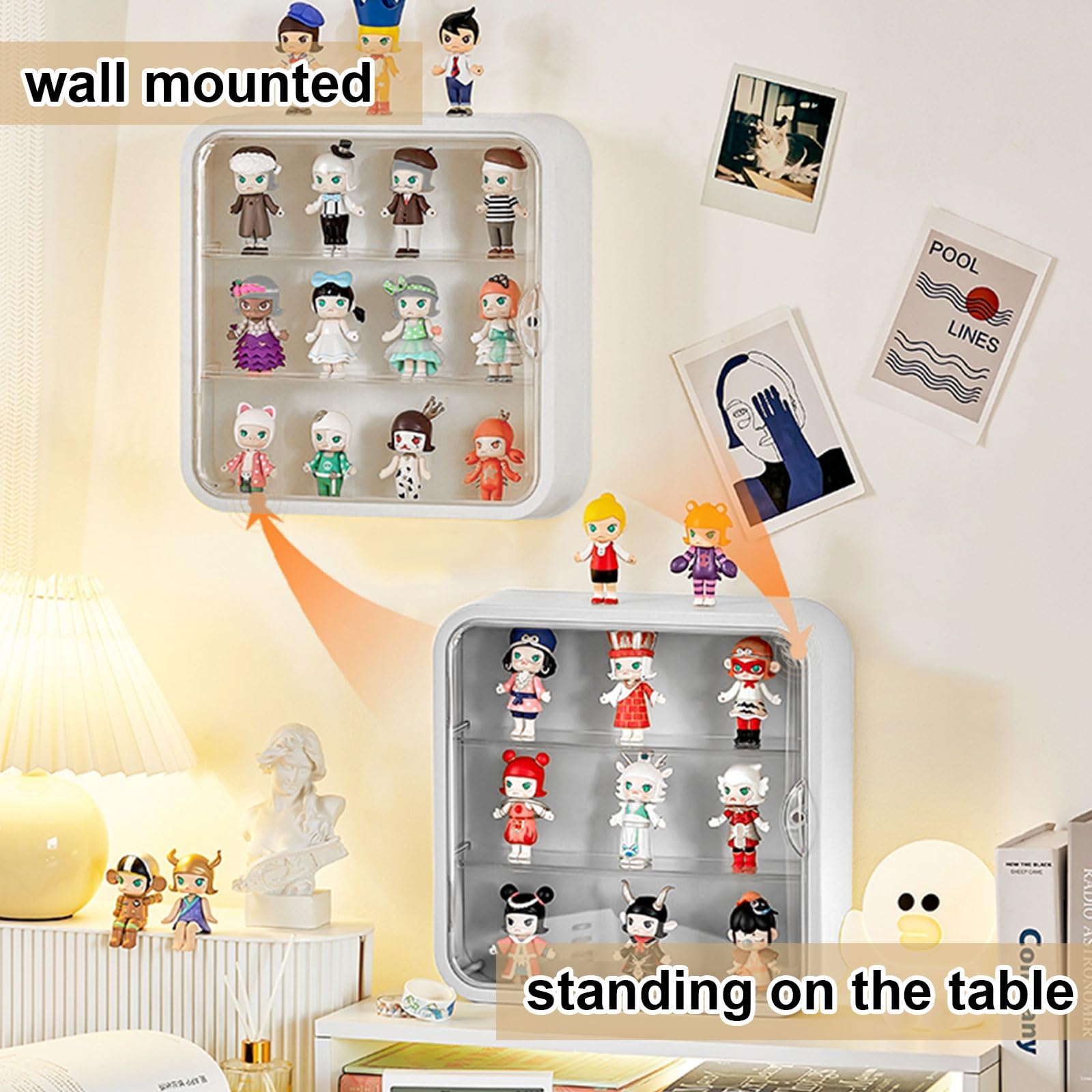 Amazon.co.jp: フィギュア用クリアディスプレイケース、コレクターズ