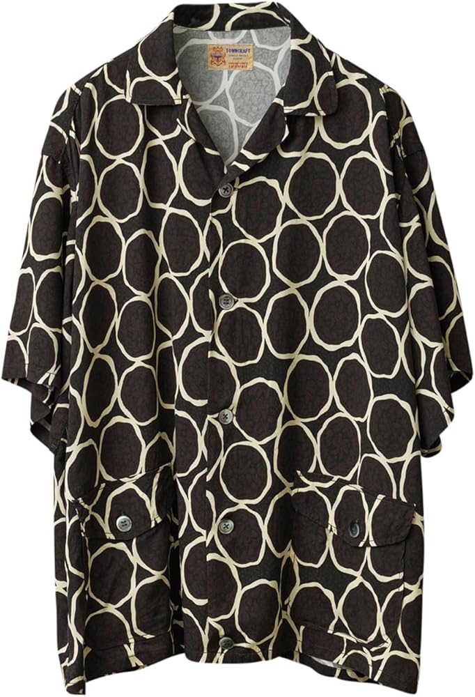 Amazon.co.jp: [WAIPER] TOWN CRAFT TC25S013WP Plant Pattern Rayon