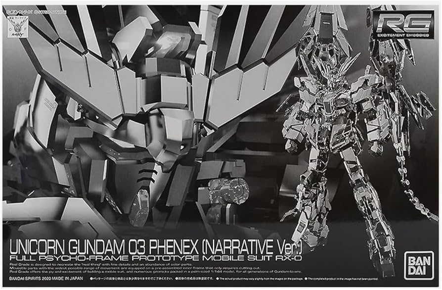 Amazon | RG 1/144 ユニコーンガンダム3号機 フェネクス（ナラティブ