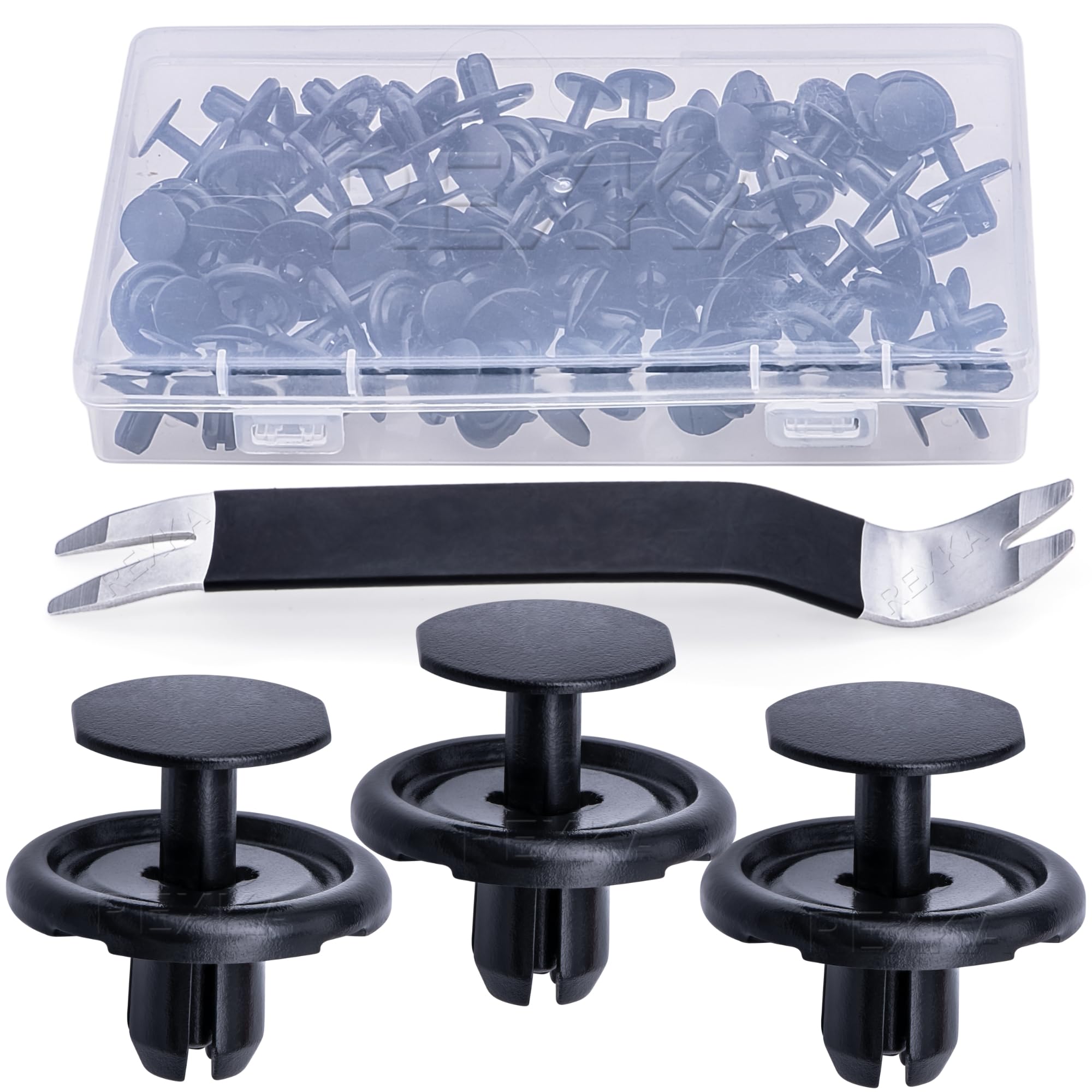 Amazon.com: Rexka 41pcs Radiator Splash Shield Front Fender Liner