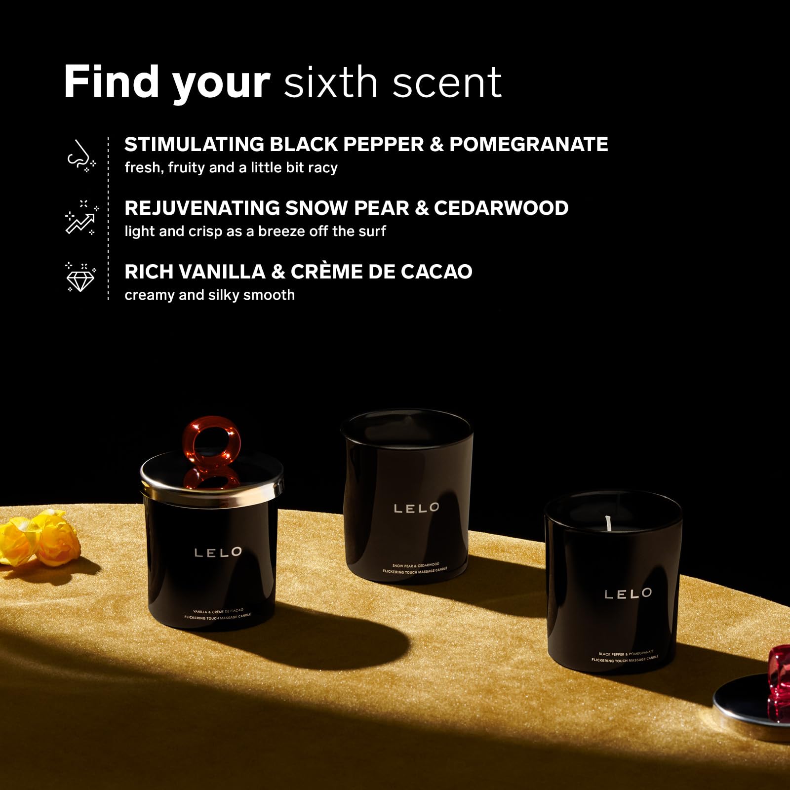 Amazon.co.jp: LELO Flickering Touch Massage Candle 感性的な