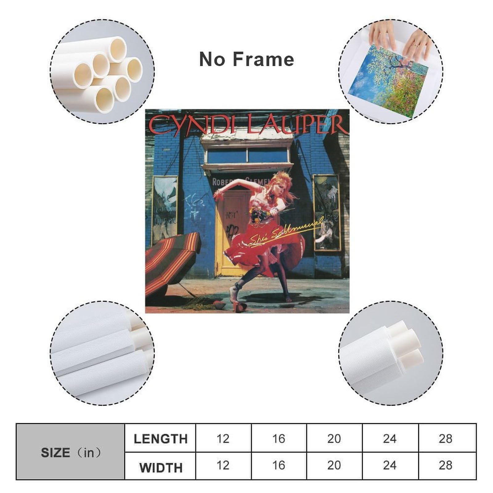 Amazon.co.jp: Cyndi Lauper シンディ・ローパー 歌手写真 レトロ