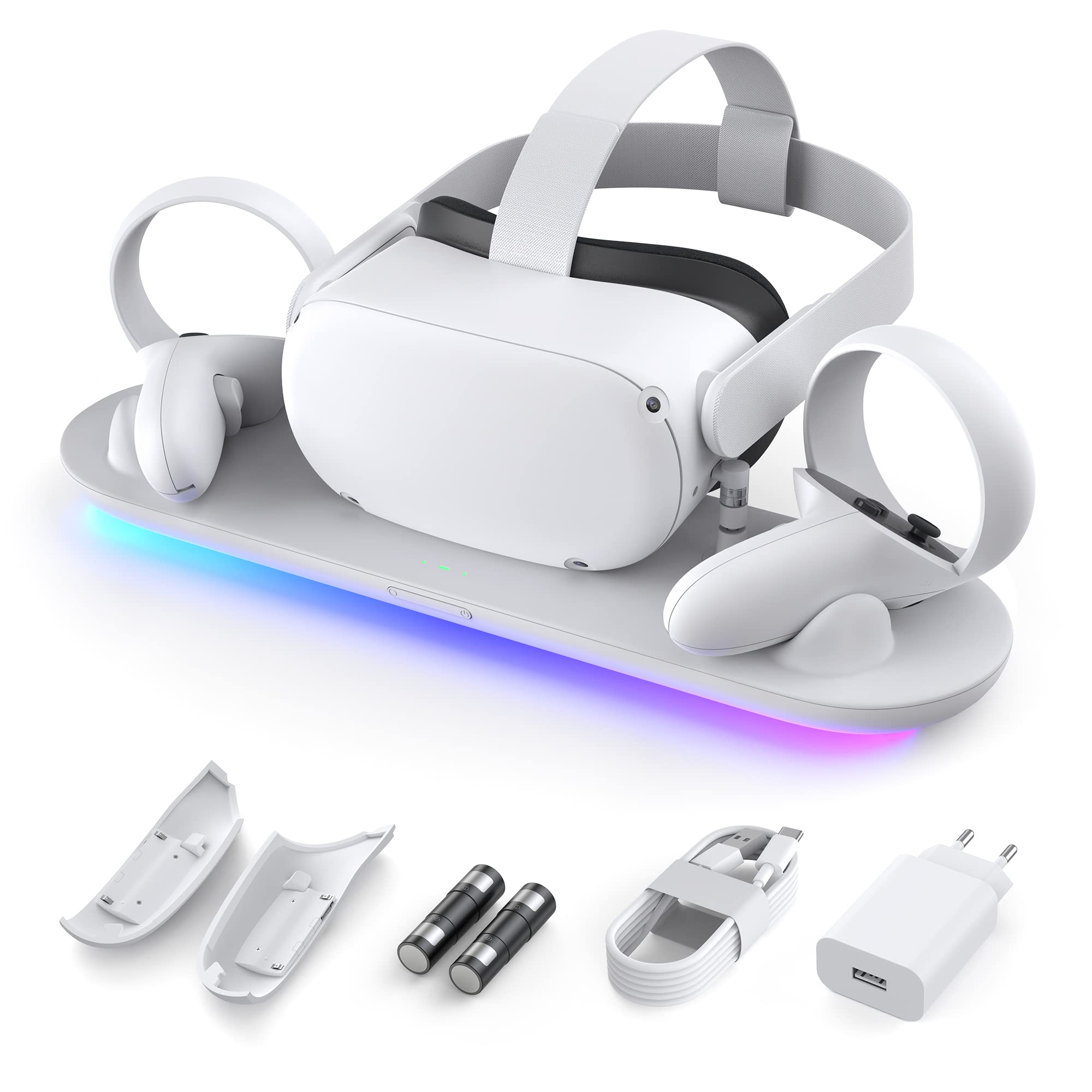 Amazon.co.jp: KIWI design vr充電ドック 充電スタンド vrアクセサリー