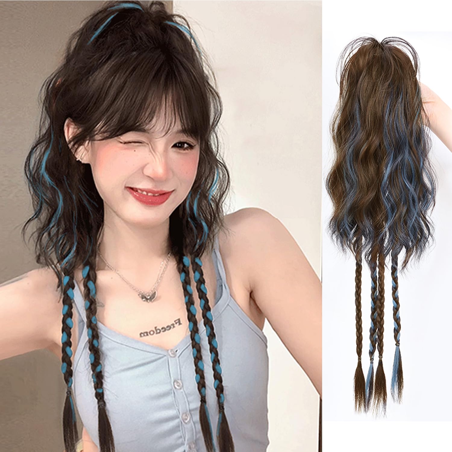 Amazon.co.jp: ウィッグ ポニーテール エクステ ダンス クリップ式