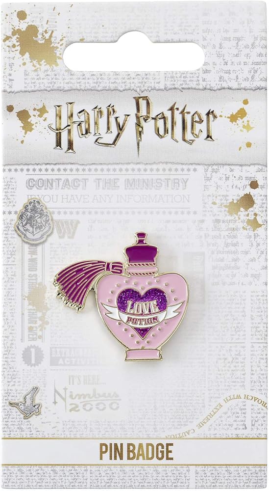 Amazon.com: Harry Potter Official Love Potion Pin Badge HPPB0053
