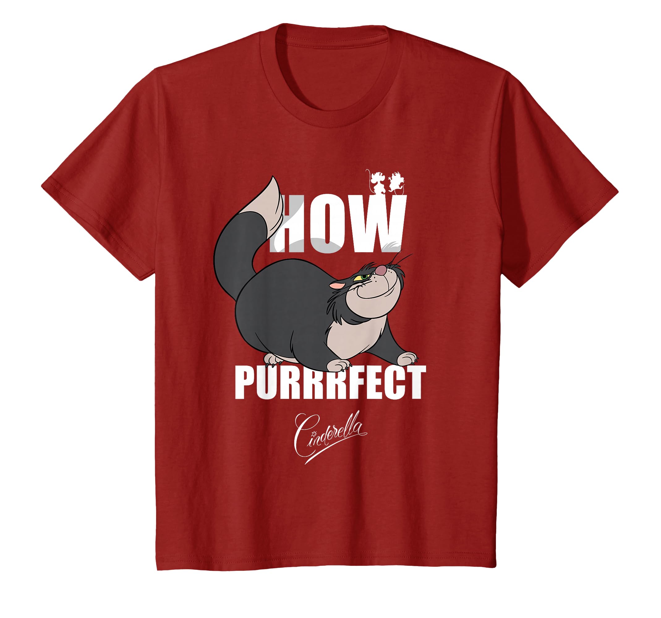 Amazon | ディズニー シンデレラ ルシファー How Purrrfect Tシャツ