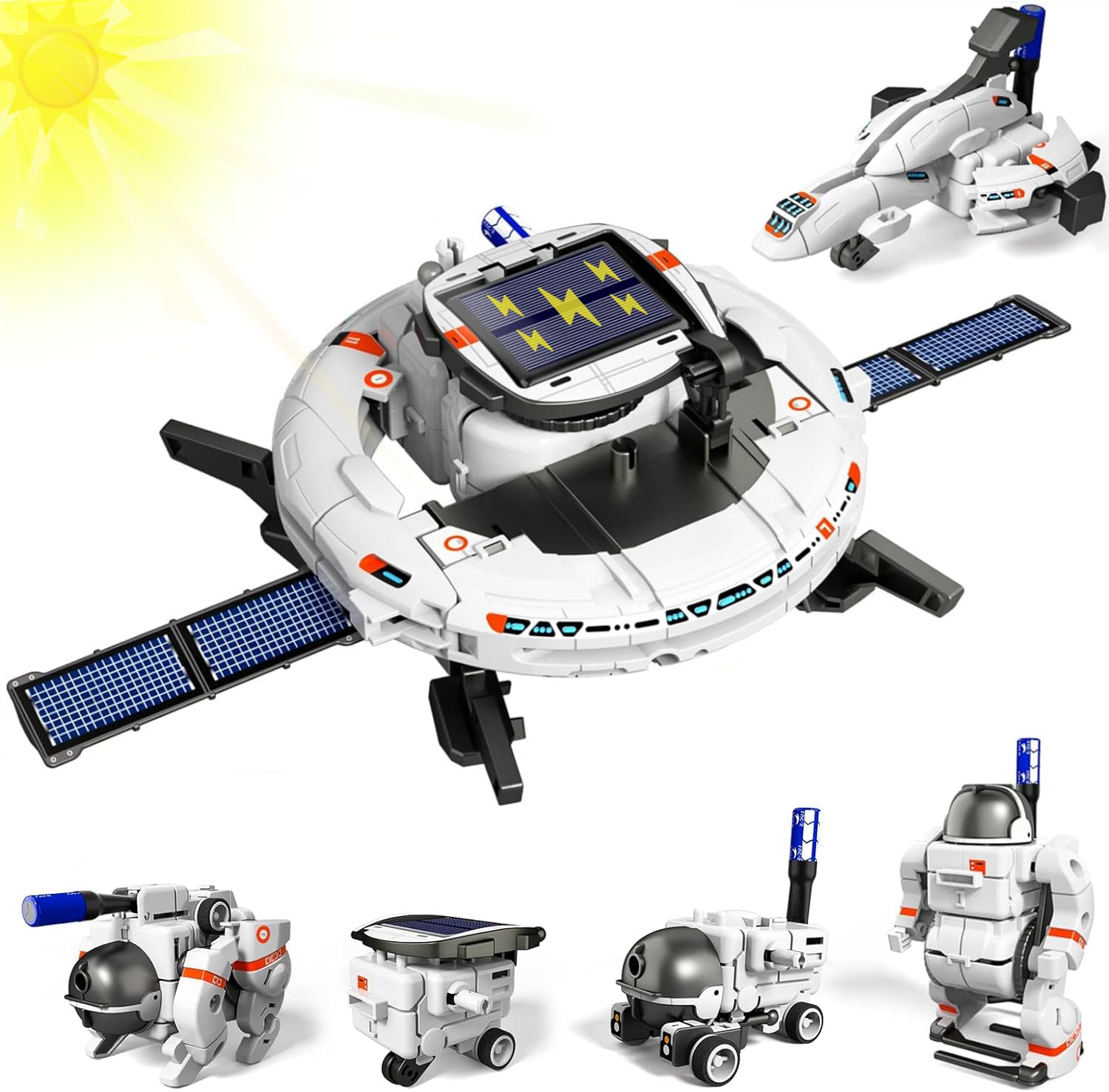 Amazon | プログラミング おもちゃ 6-in-1 ソーラーロボットキット