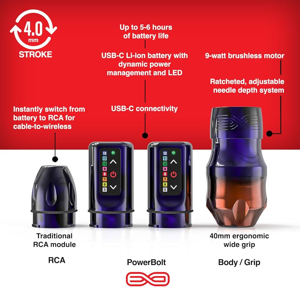 Amazon.com: FK Irons - EXO Modular Rotary Tattoo Machine with 2