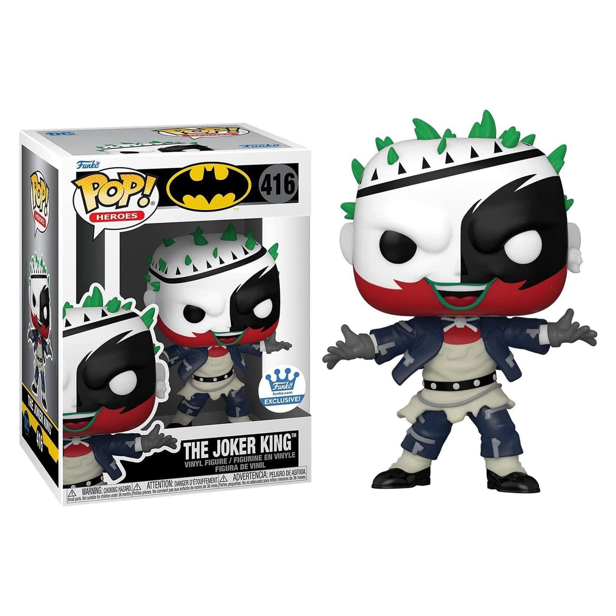 Amazon.com: DC Comics Funko POP Vinyl Figure | Joker King : Toys