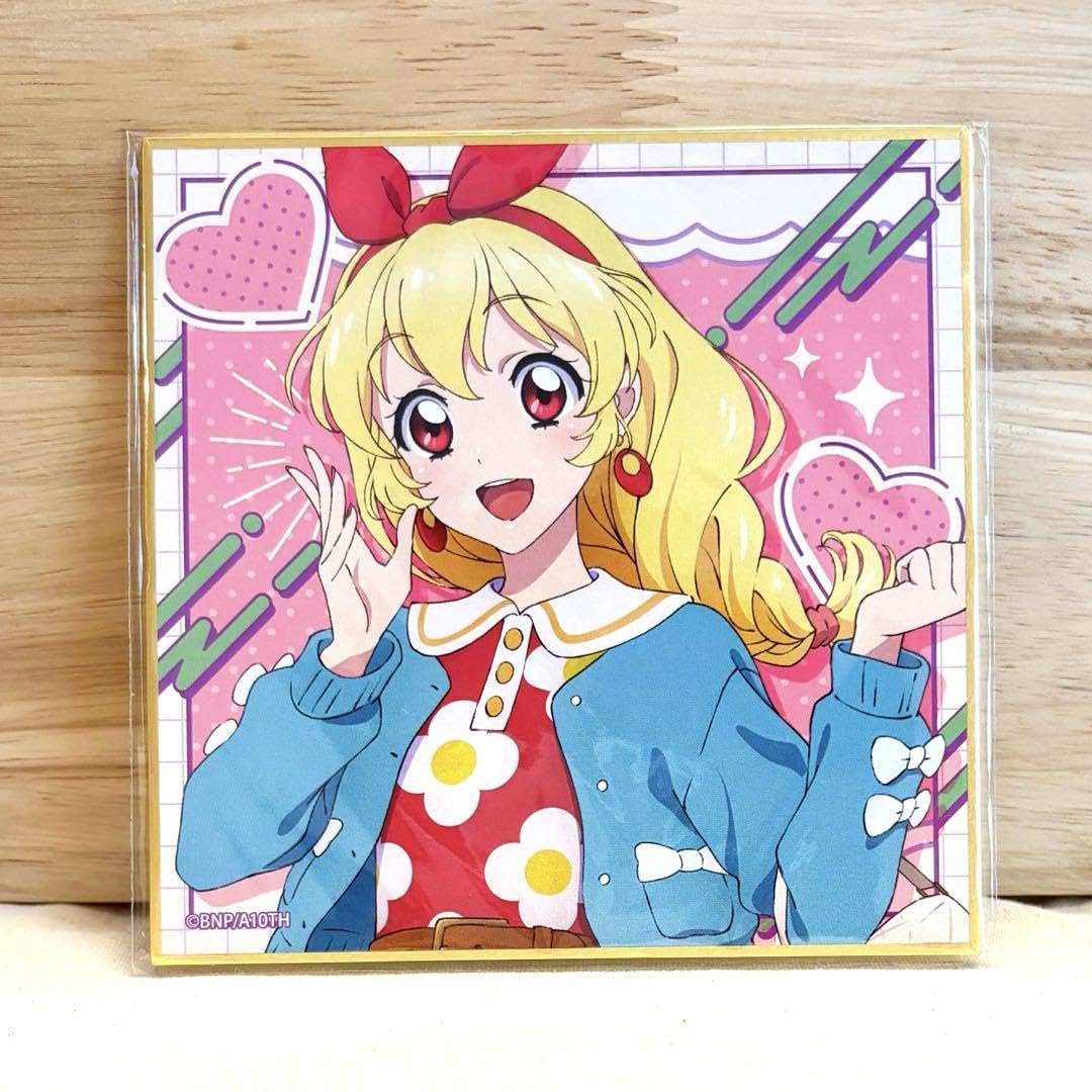Amazon.co.jp: アイカツ TUTAYA限定 ミニ色紙 星宮いちご レトロポップ
