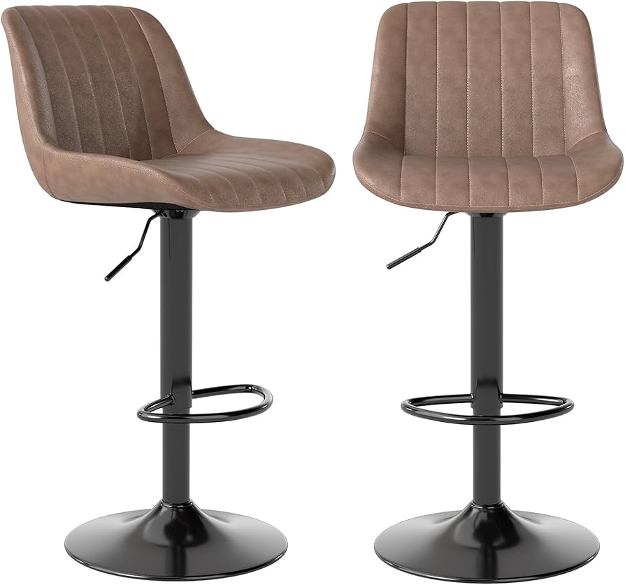 Amazon｜Youhauchair カウンターチェア 2脚セット 背もたれ ハイチェア