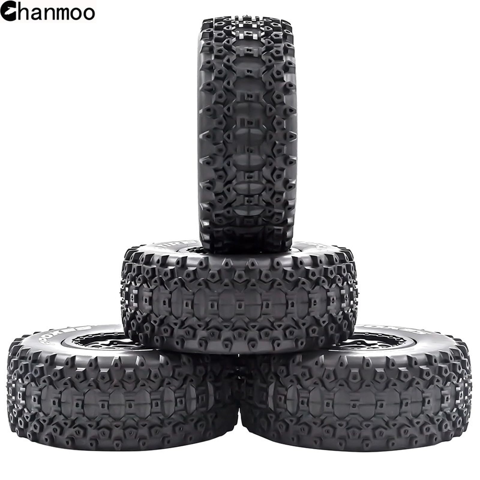 Amazon | Chanmoo 1/10 RC ショートコース トラック ホイールとタイヤ
