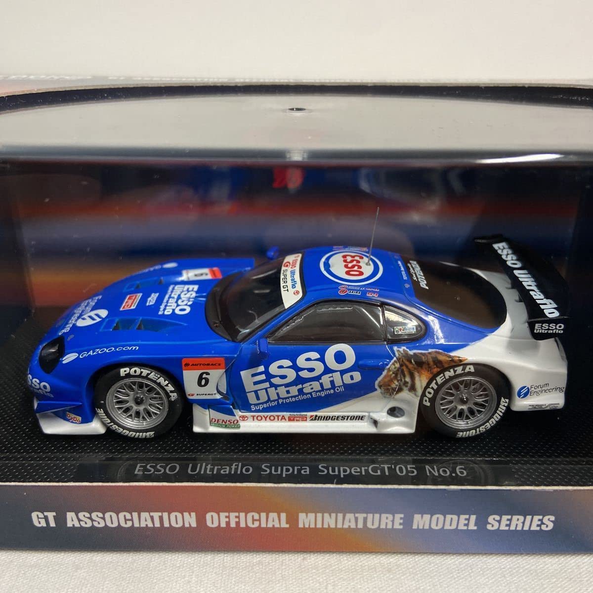 Amazon | EBBRO 1/43 ESSO Ultraflo Supra SUPER GT500 2005年 #6