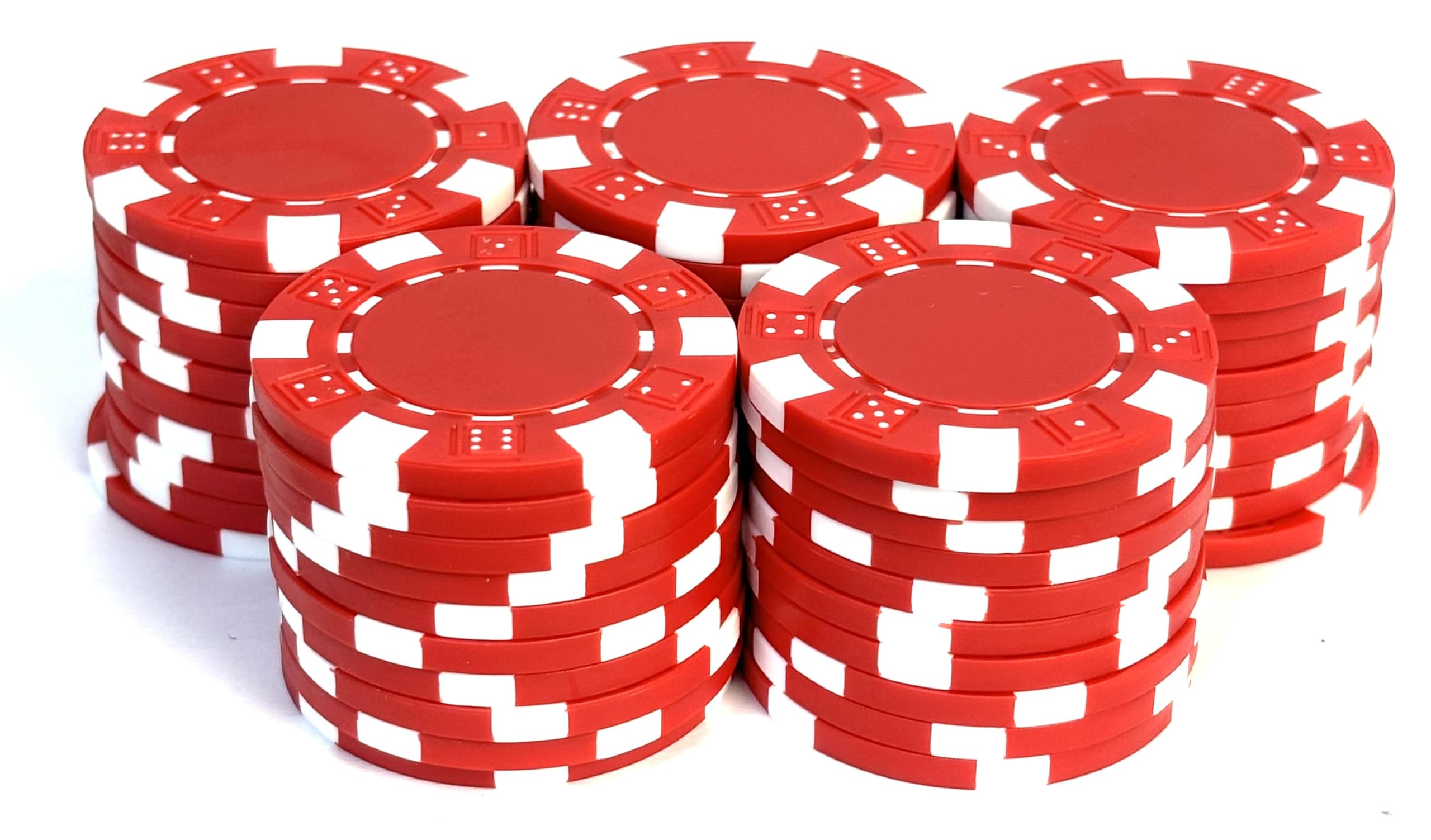 Amazon | カジノチップ 数字無し 【ばら売り50枚単位】 ポーカーチップ