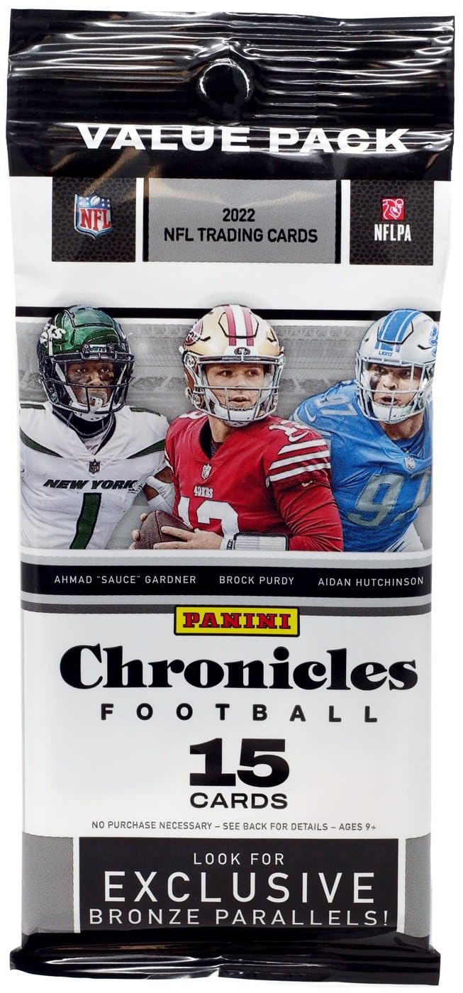 Amazon.com: 2022 Panini Chronicles Football Factory Sealed Value