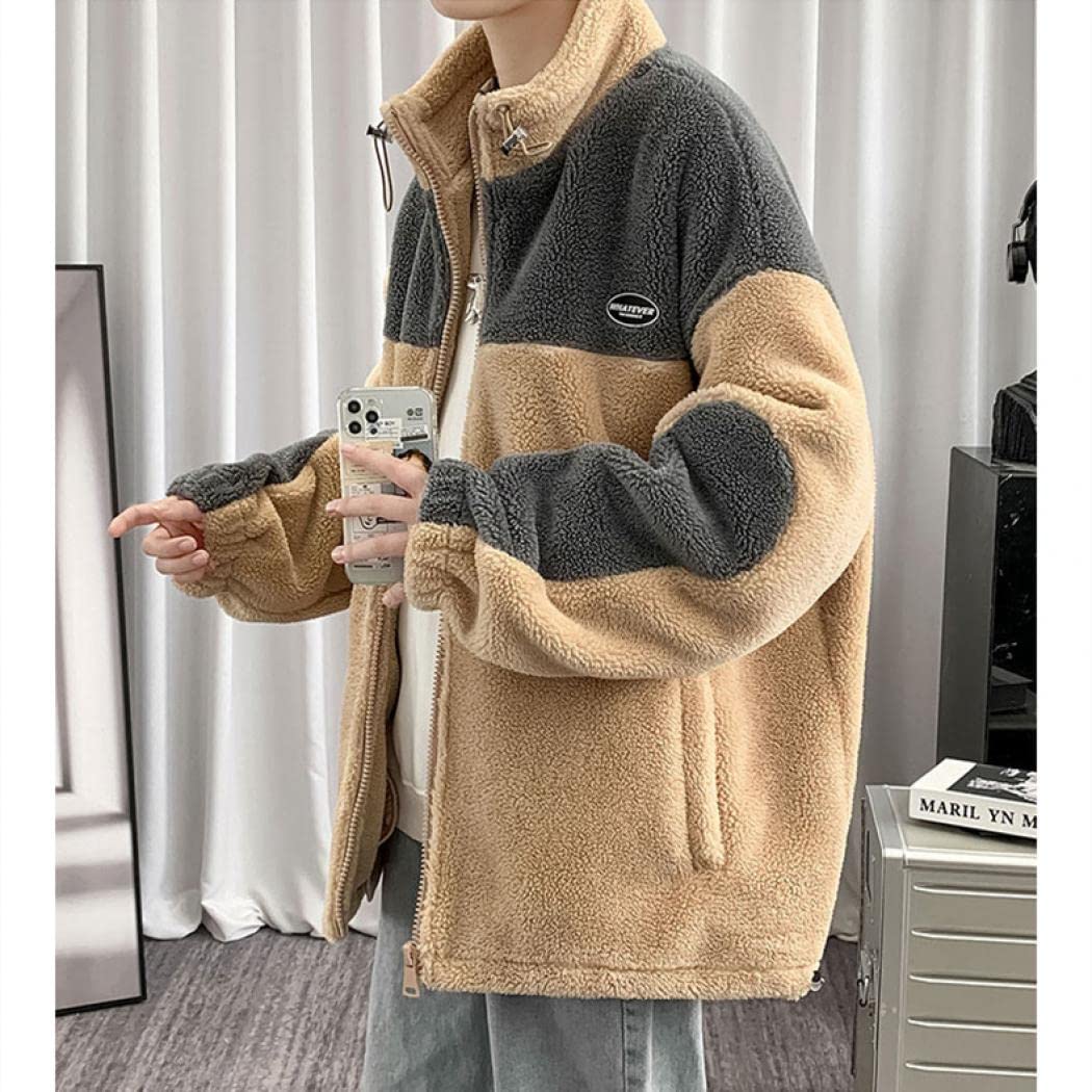 Amazon | [Aculldo] フリースジャケット ボアジャケットメンズ