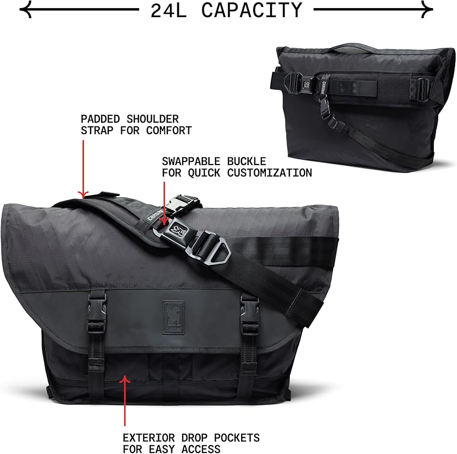 Amazon.co.jp: [クローム] メッセンジャーバッグ CTZ 24L MESSENGER