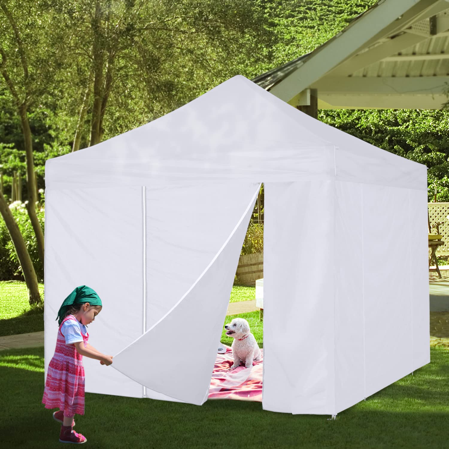 Amazon.com: COOSHADE Instant SunWall 8x8 SideWall for Pop up