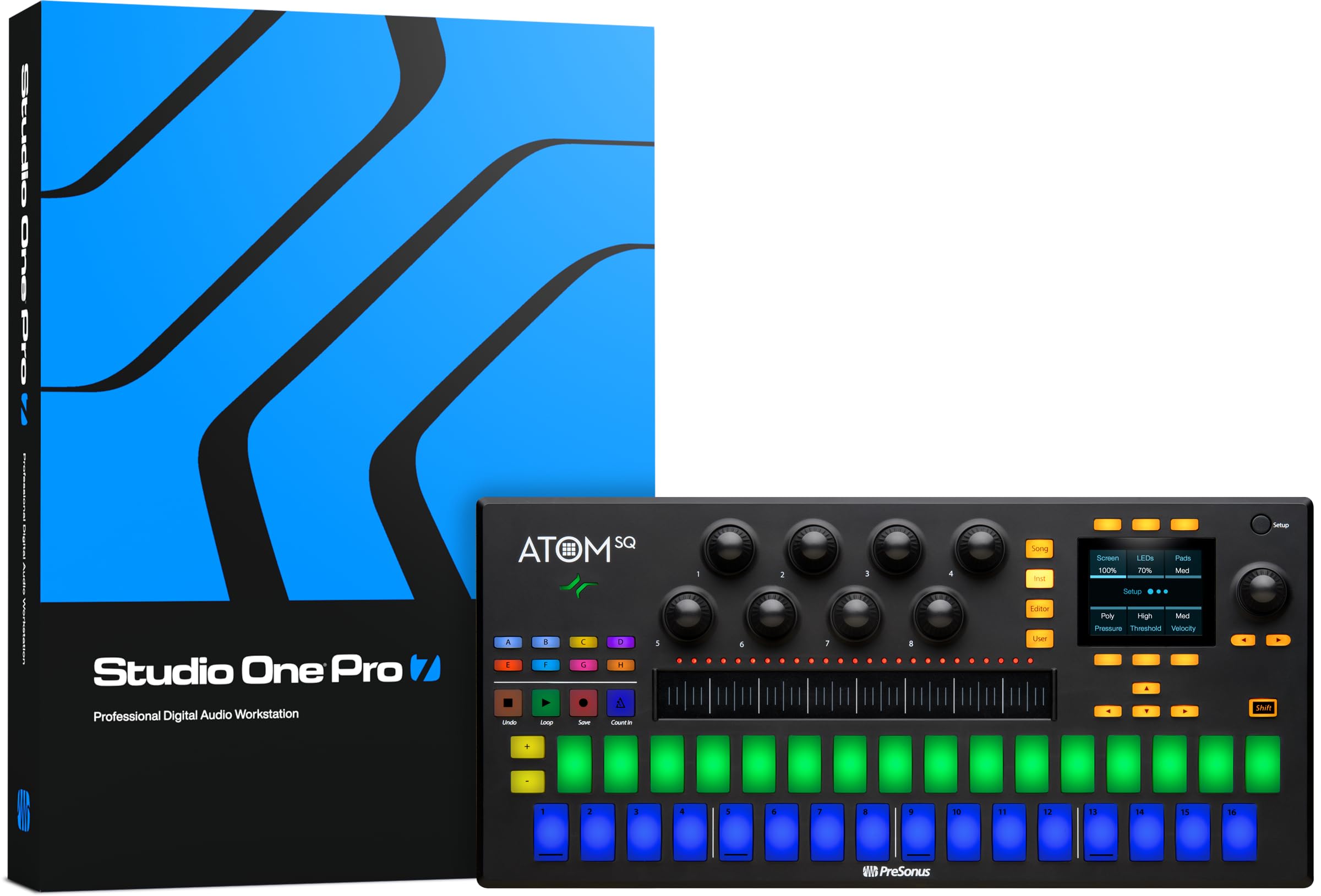 Amazon.com: PreSonus ATOM SQ Controller with Studio One Pro