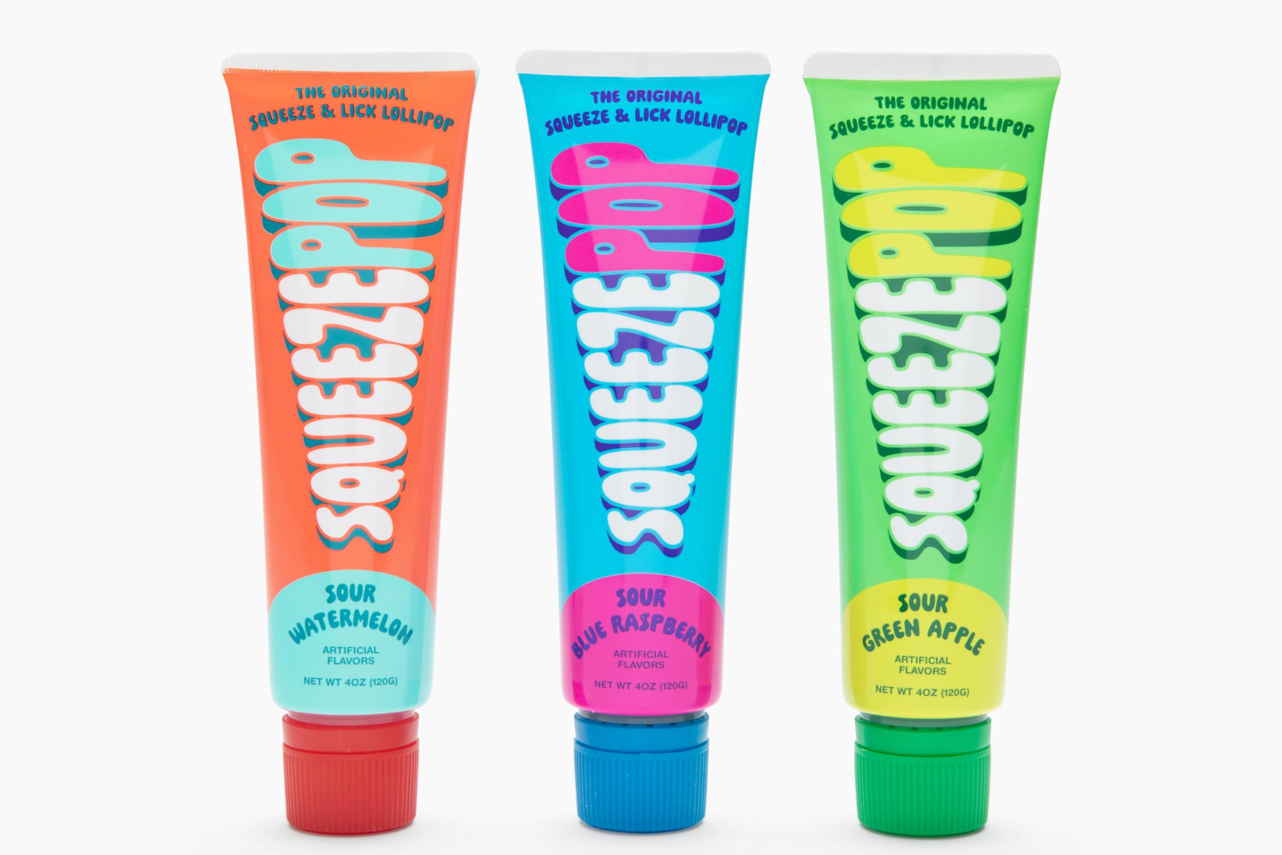 Amazon.com : Squeeze Pop | Sour Watermelon, Blue Raspberry and