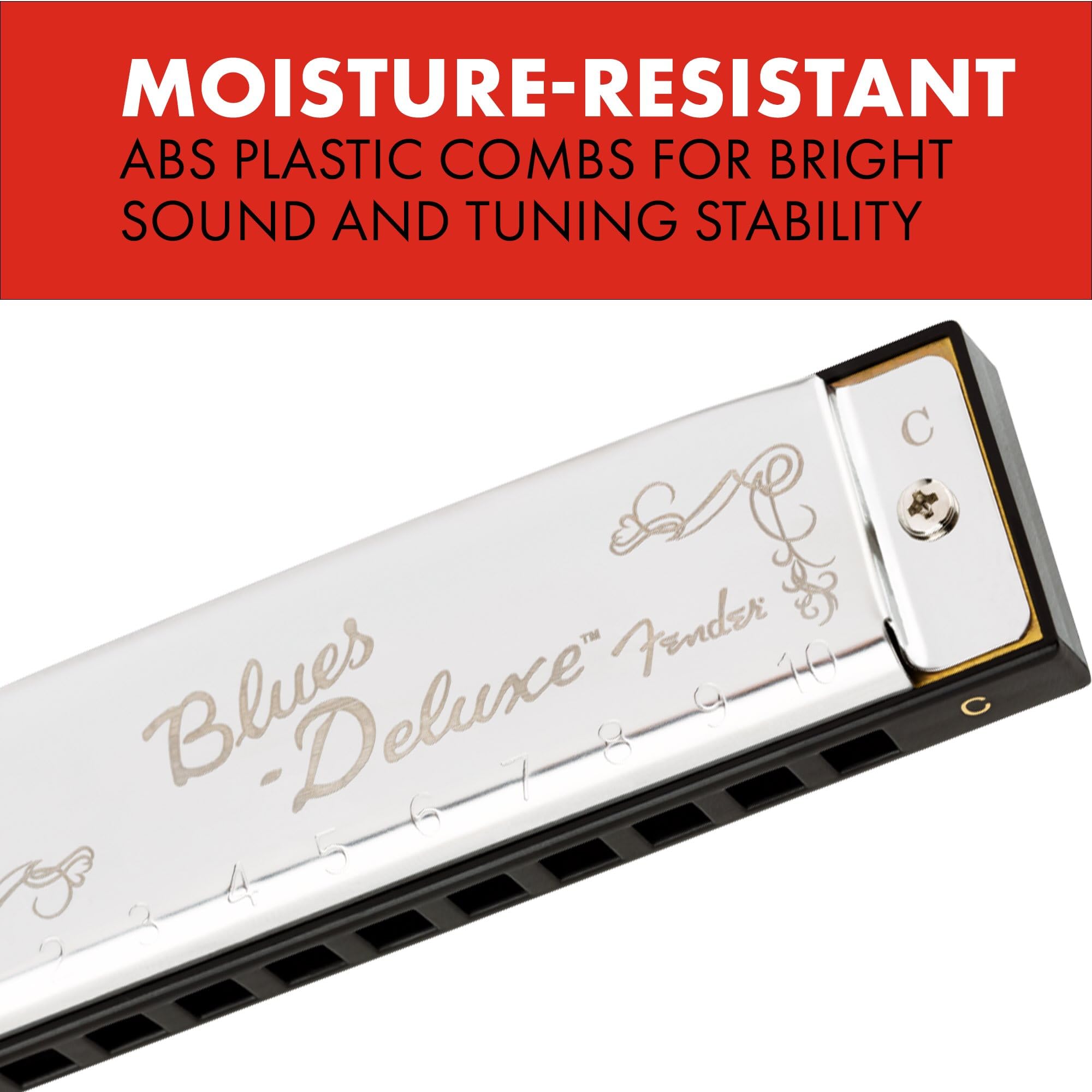 Amazon.co.jp: Fender ハーモニカ Blues Deluxe Harmonica, Key of A