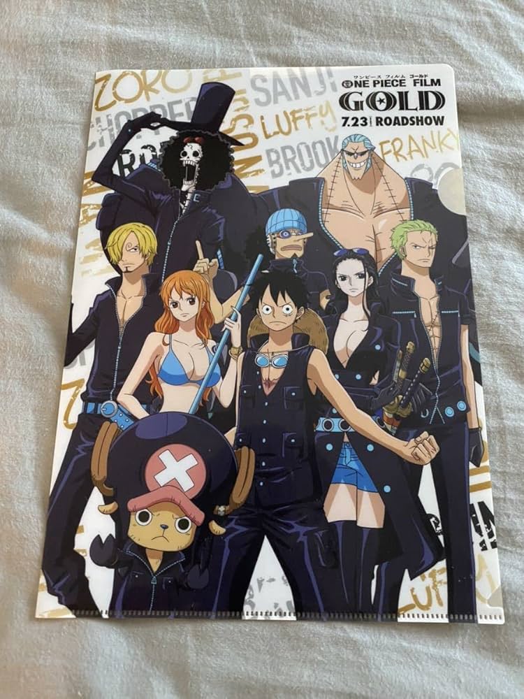 Amazon.co.jp: ワンピース フィルムGOLD ゴールド クリアファイル