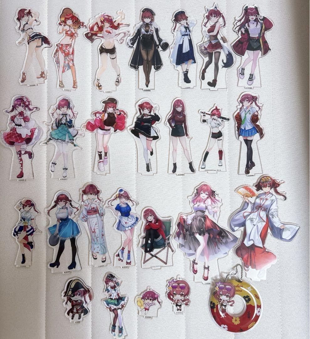 Amazon.co.jp: ホロ 宝鐘マリン アクリルスタンド アクスタ 26点