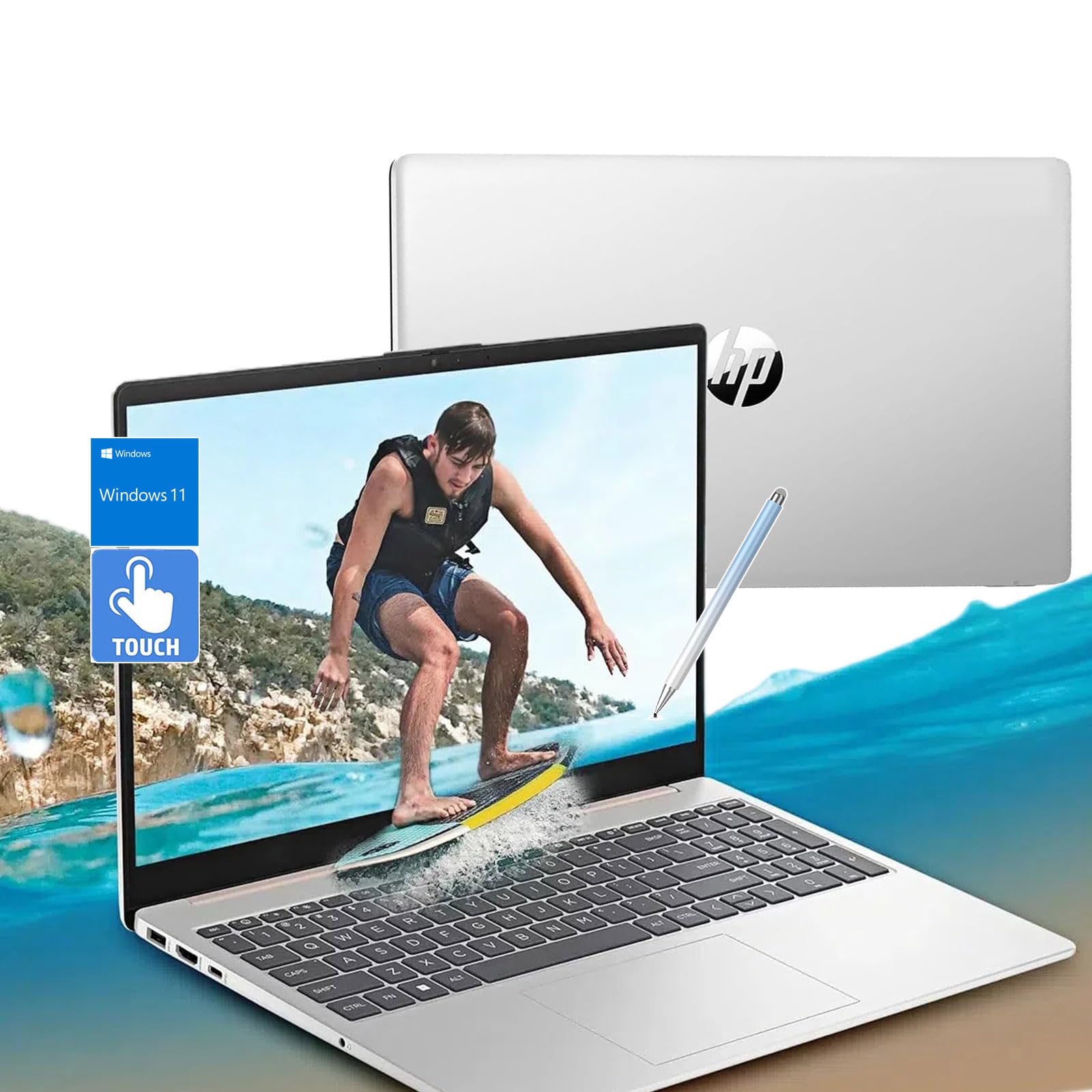 Amazon.com: HP-17 inch Touchscreen-Laptop- Windows11 - Stylus Pen