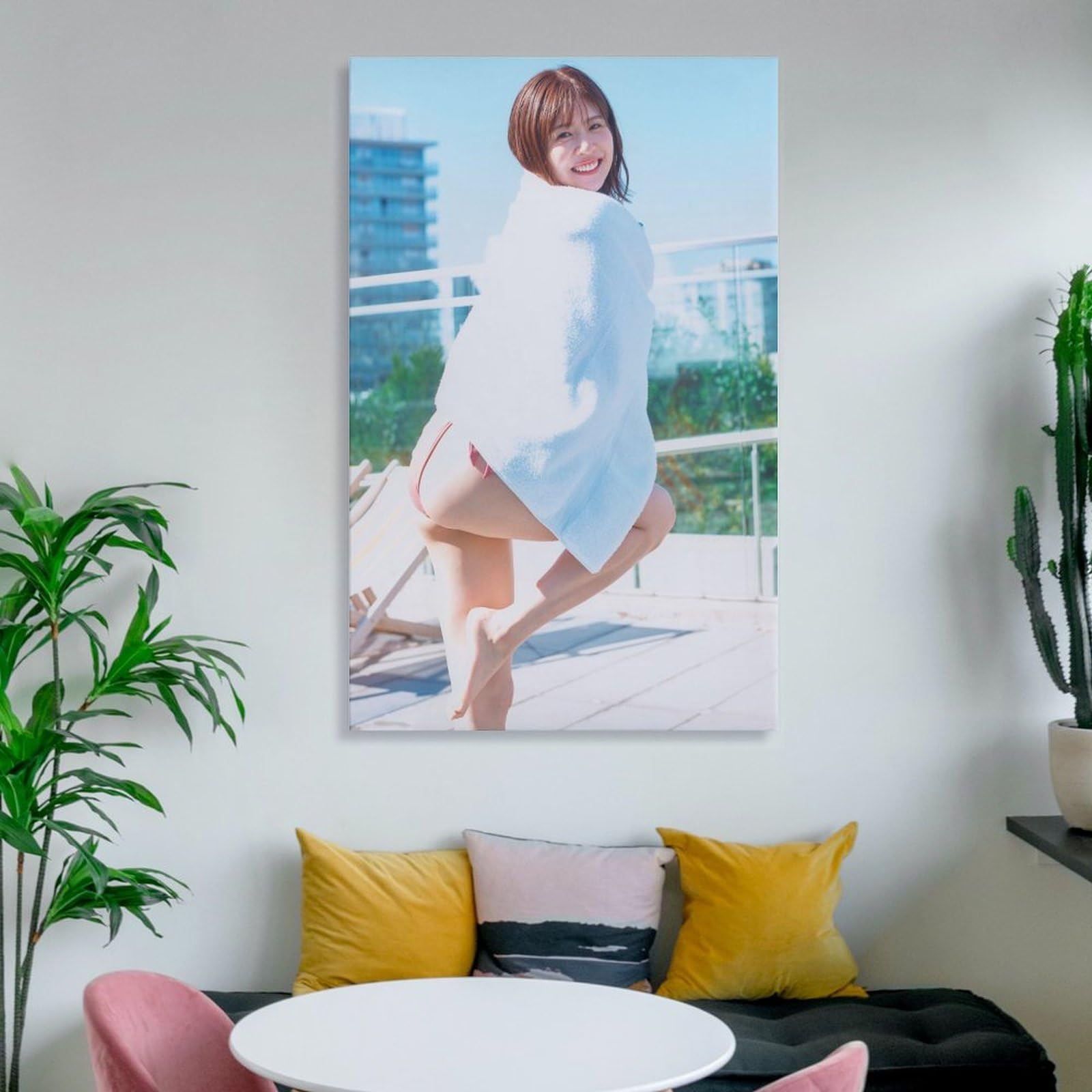 Amazon.co.jp: 松田好花 ポスター 装飾画 キャンバス 壁アート