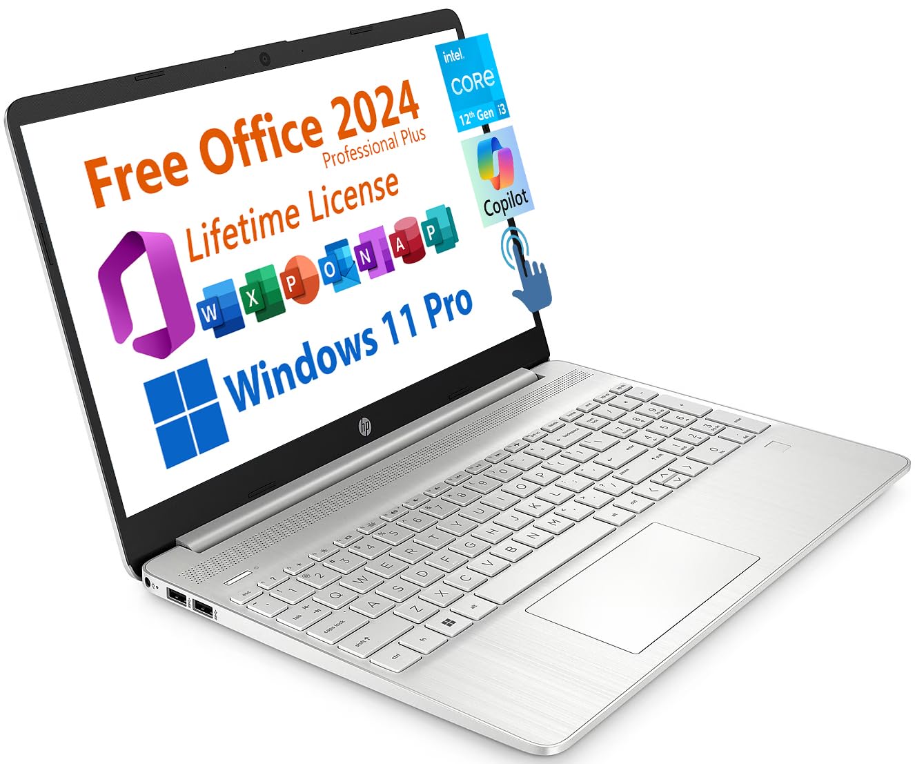 Amazon.co.jp: HP 15.6インチビジネスノートパソコン、無料のMicrosoft