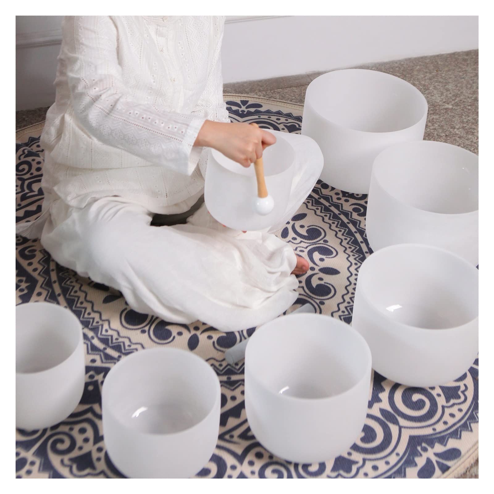 Amazon.co.jp: 8インチ～14インチ。432hz フロスト クォーツ