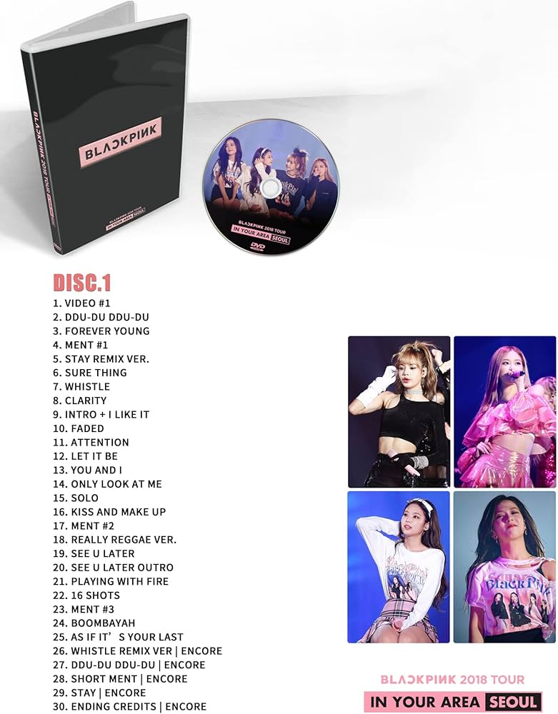 Amazon.co.jp: BLACKPINK dvd BLACKPINK 2018 TOUR IN YOUR AREA SEOUL