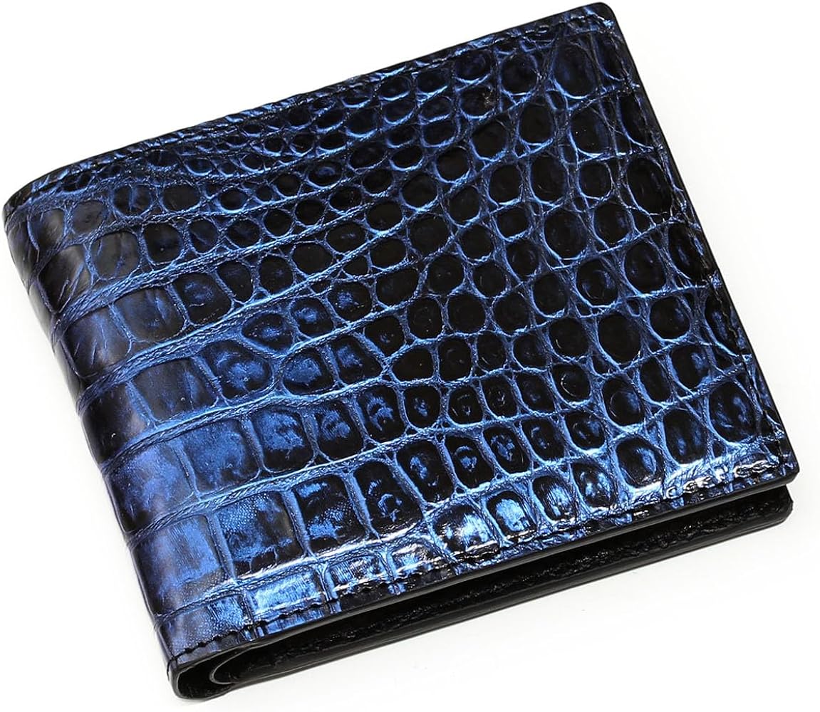 Amazon | [東京クロコダイル] クロコダイル 財布 メンズ 折財布 日本製