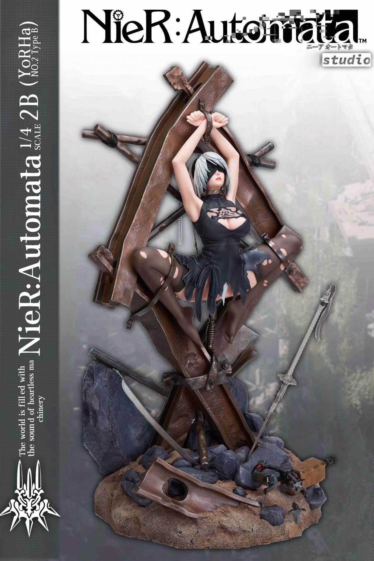 Amazon | ヨルハ二号B型 2B フィギュア 1/4スケール 塗装済み完成品