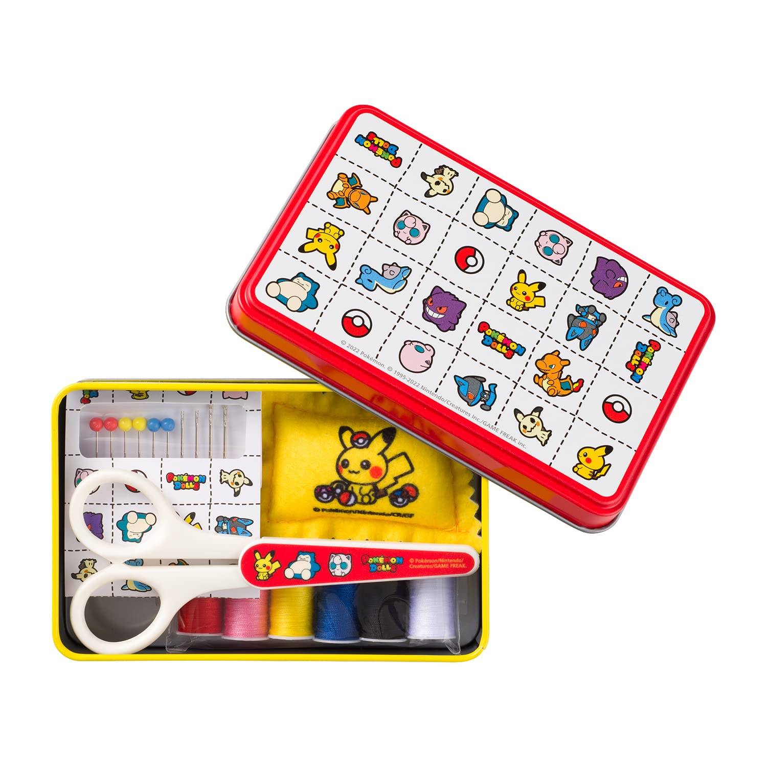 Amazon.co.jp: ポケモンセンターオリジナル 缶入りソーイングセット