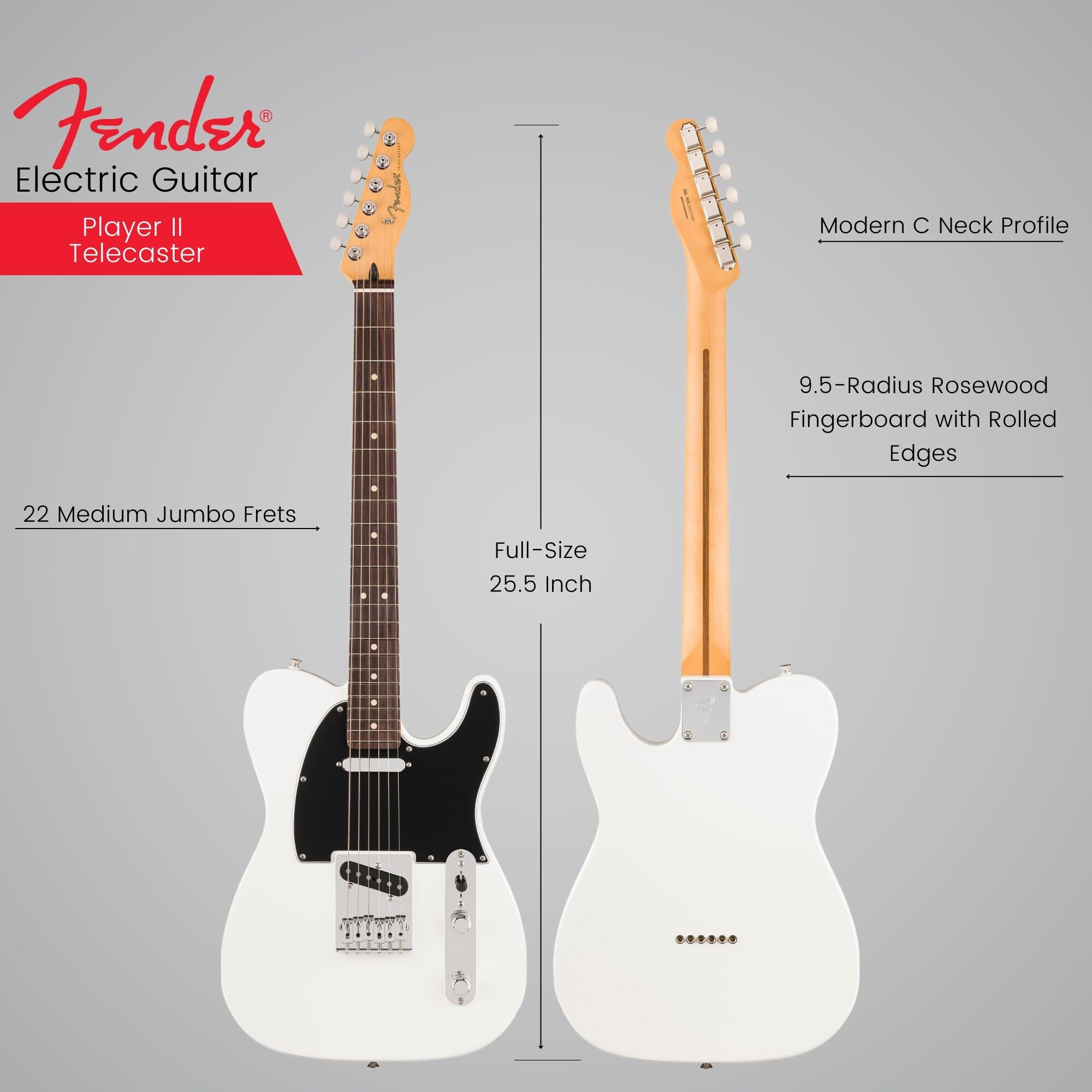 Amazon | Fender フェンダー エレキギター Player II Telecaster