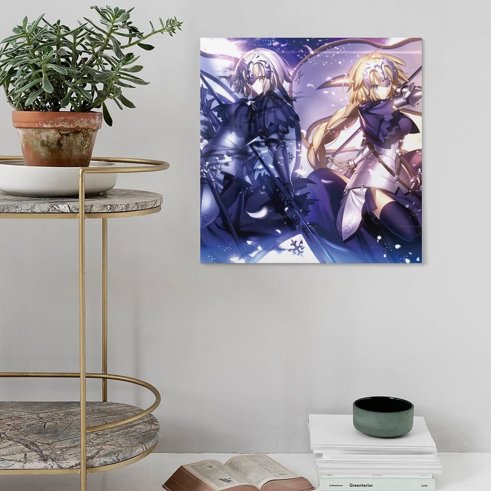 Amazon.co.jp: ポスター ジャンヌ・ダルク FGO 絵画 壁掛け 壁飾り